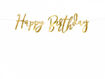 Picture of BANNER HAPPY BIRTHDAY GOLD 16.5X62CM